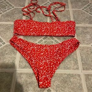 Two piece bathing suit